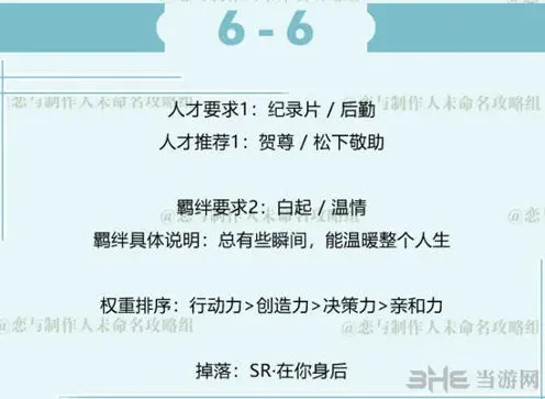 恋与制作人三星