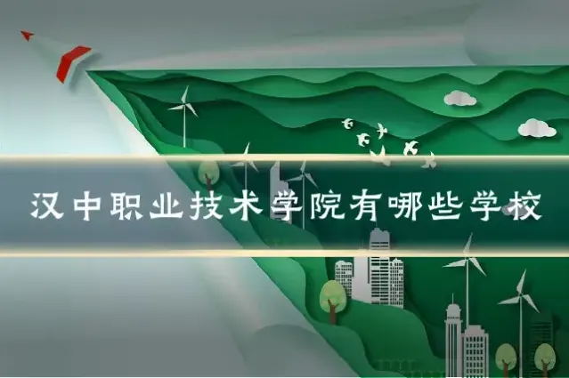 汉中职业技术学院有哪些学校