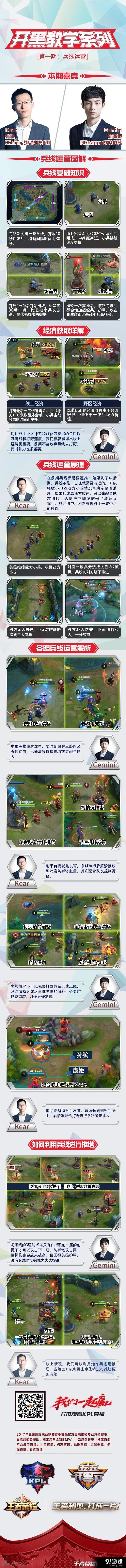 《王者荣耀》KPL开黑教程兵线运营