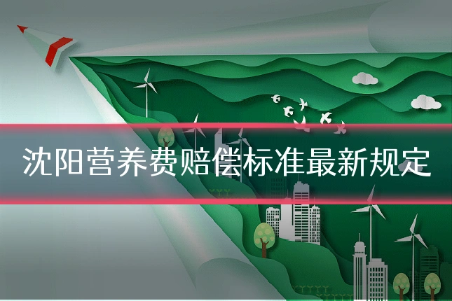沈阳营养费赔偿标准最新规定