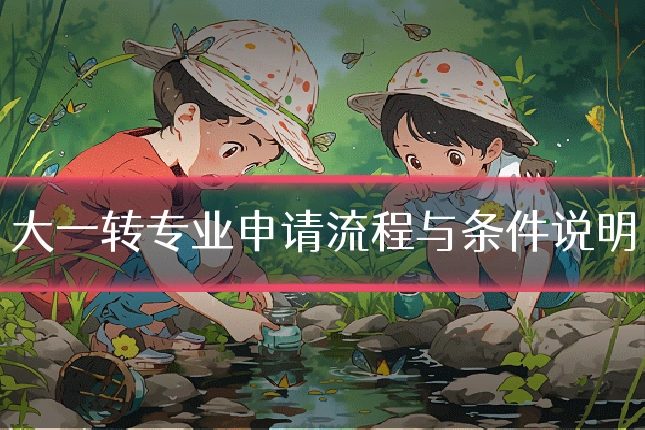 大一转专业申请流程与条件说明