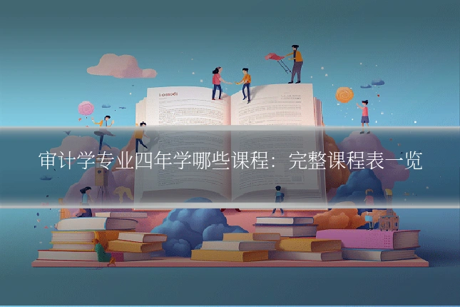 审计学专业四年学哪些课程:完整课程表一览