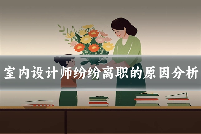 室内设计师纷纷离职的原因分析