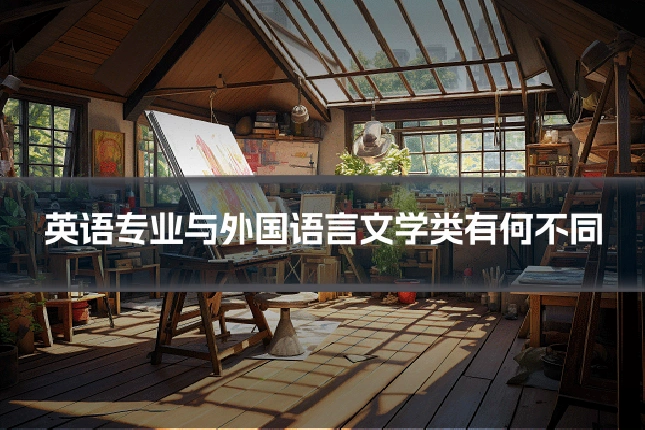 英语专业与外国语言文学类有何不同