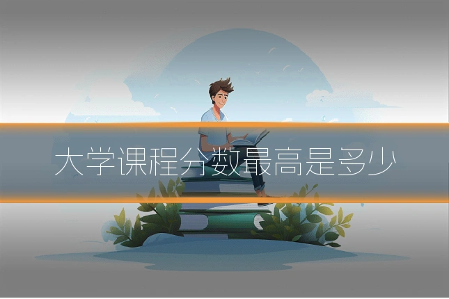 大学课程分数最高是多少
