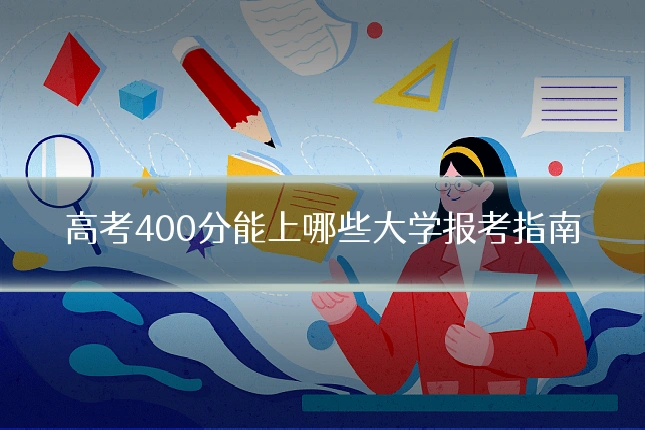 高考400分能上哪些大学报考指南