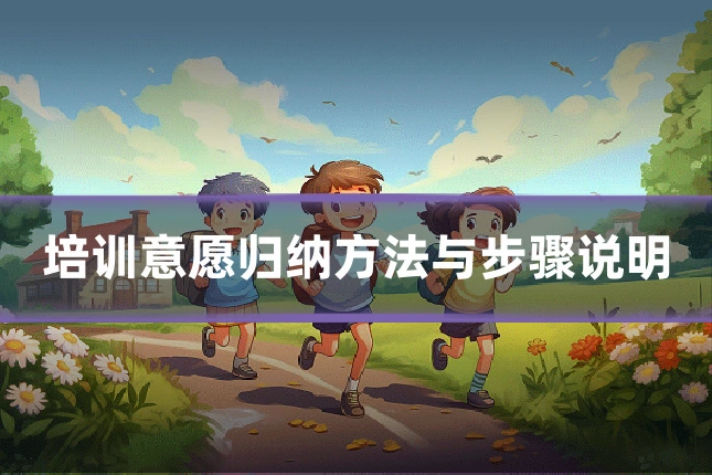 培训意愿归纳方法与步骤说明