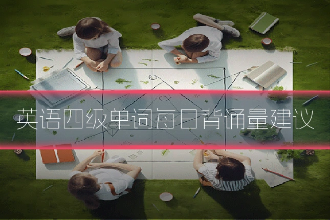 英语四级单词每日背诵量建议