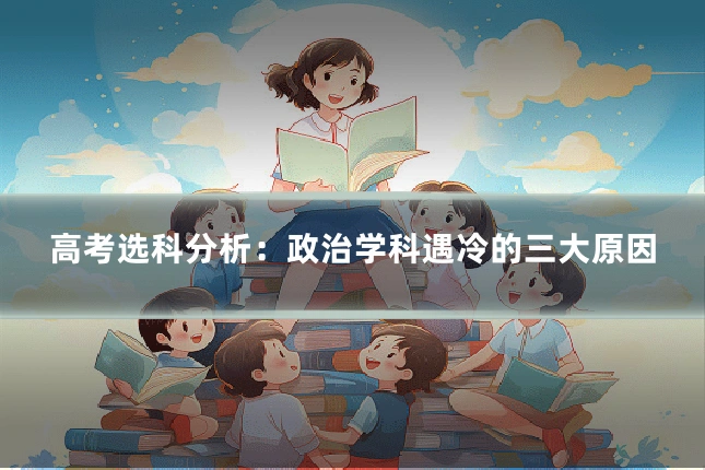 高考选科分析:政治学科遇冷的三大原因