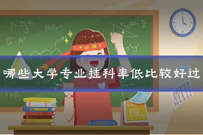 哪些大学专业挂科率低比较好过