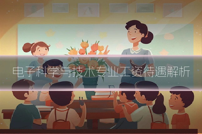 电子科学与技术专业工资待遇解析