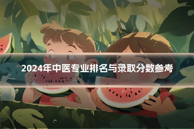 2024年中医专业排名与录取分数参考