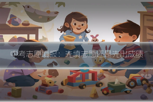 中考志愿填报：先填志愿还是先出成绩