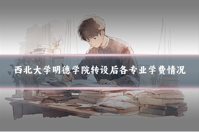 西北大学明德学院转设后各专业学费情况