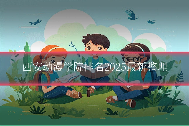 西安动漫学院排名2025最新整理