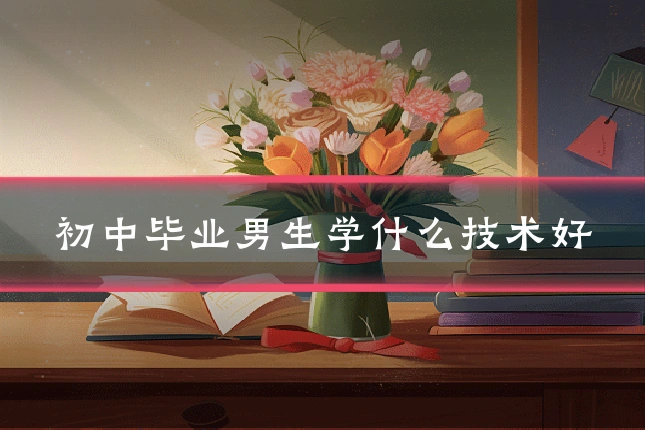 初中毕业男生学什么技术好
