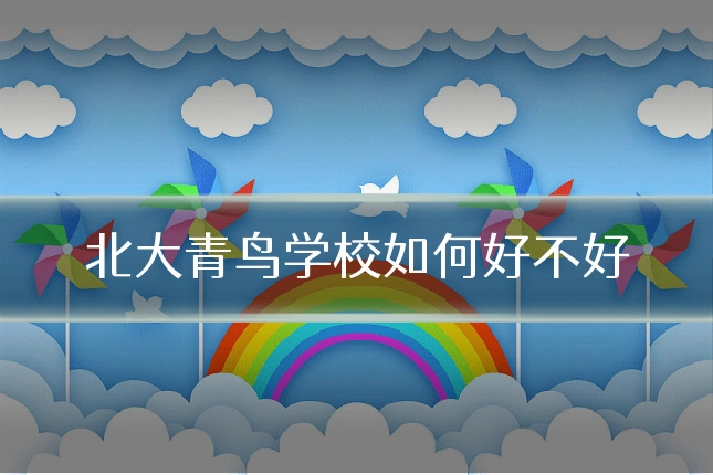 北大青鸟学校如何好不好