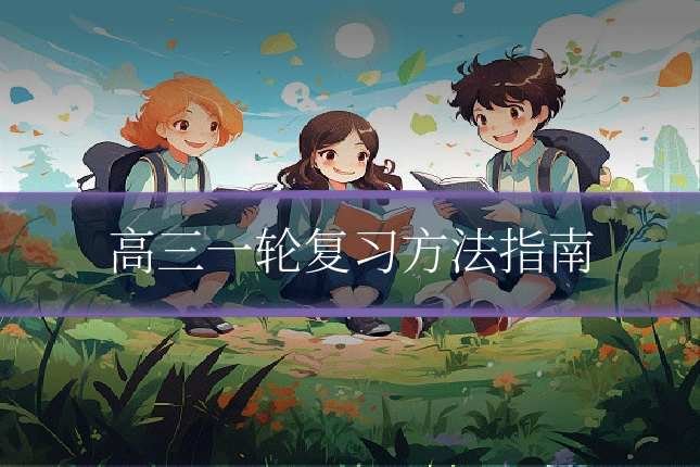 高三一轮复习方法指南