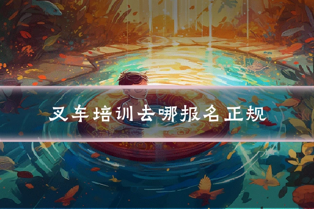 叉车培训去哪报名正规