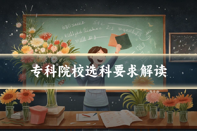 专科院校选科要求解读