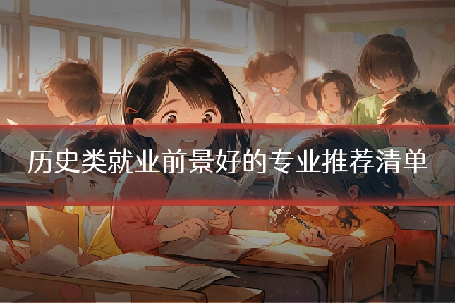 历史类就业前景好的专业推荐清单