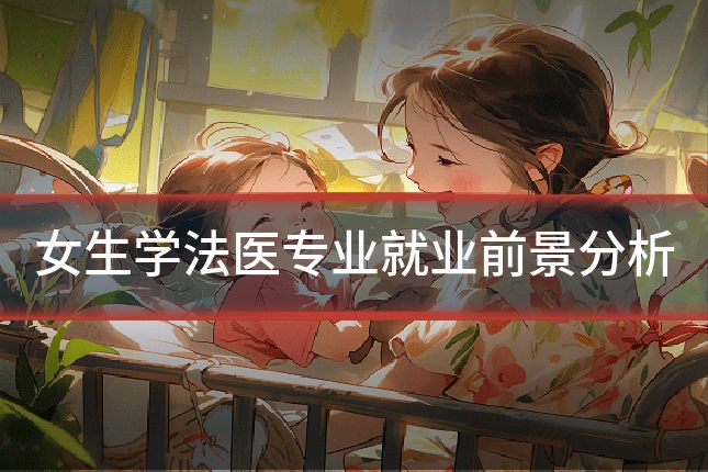 女生学法医专业就业前景分析