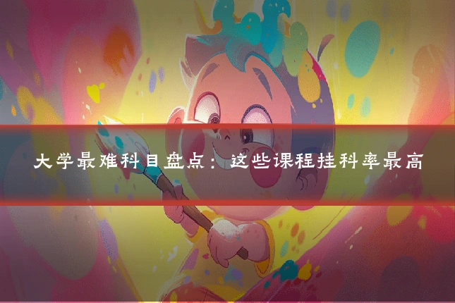 大学最难科目盘点：这些课程挂科率最高