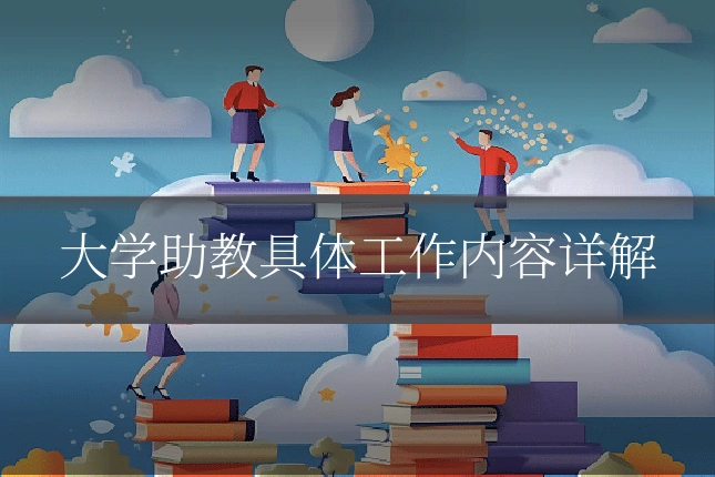 大学助教具体工作内容详解