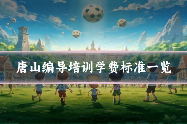 唐山编导培训学费标准一览