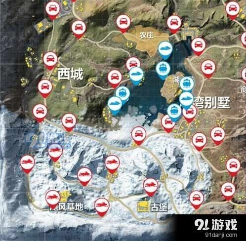 荒野行动飓风基地地形分析教程