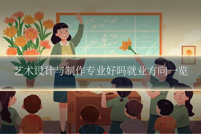艺术设计与制作专业好吗就业方向一览