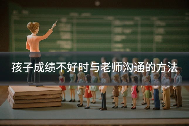 孩子成绩不好时与老师沟通的方法