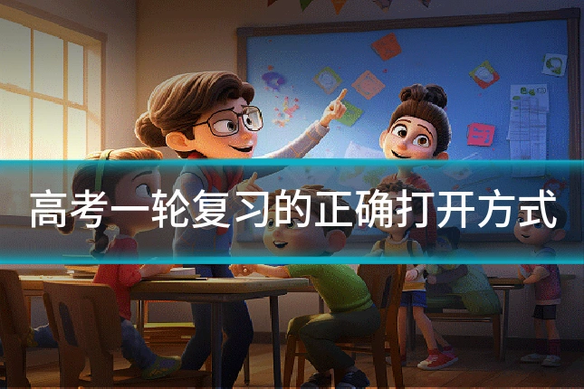 高考一轮复习的正确打开方式