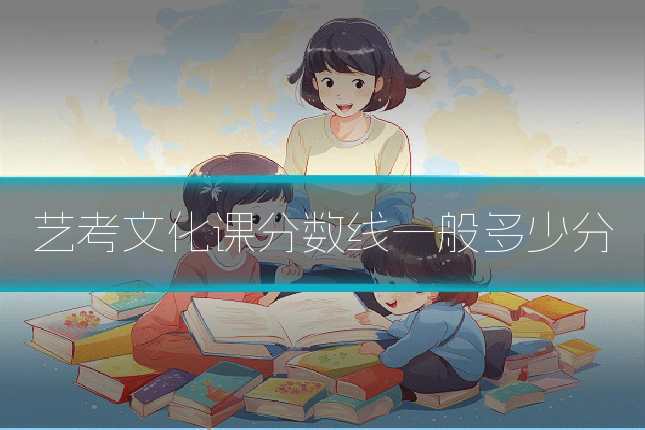 艺考文化课分数线一般多少分