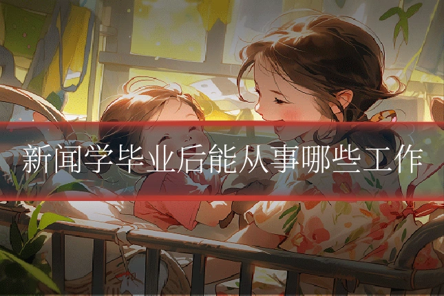 新闻学毕业后能从事哪些工作