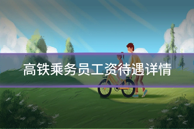 高铁乘务员工资待遇详情