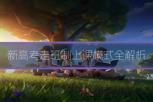 新高考走班制上课模式全解析
