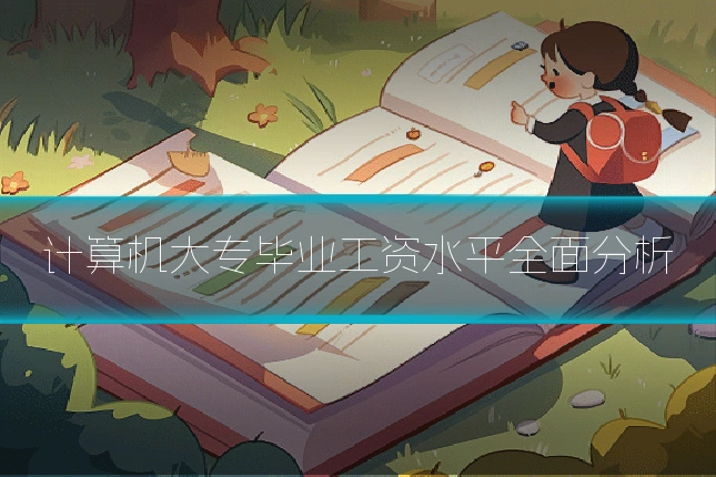 计算机大专毕业工资水平全面分析