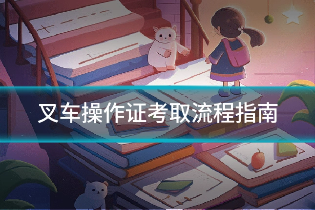 叉车操作证考取流程指南
