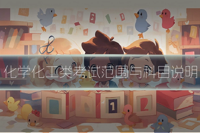 化学化工类考试范围与科目说明