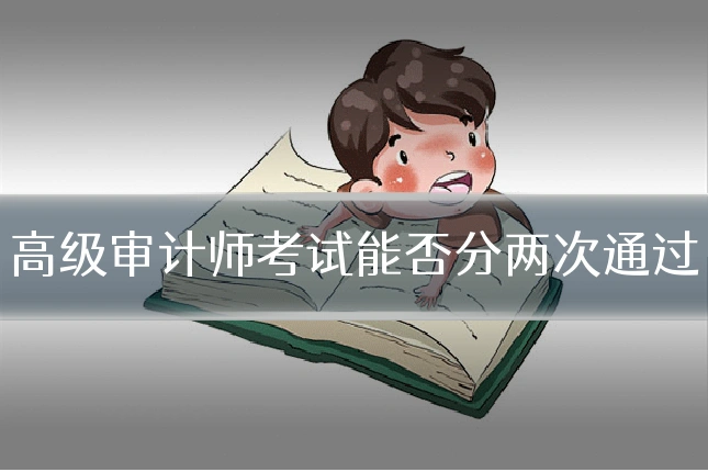 高级审计师考试能否分两次通过