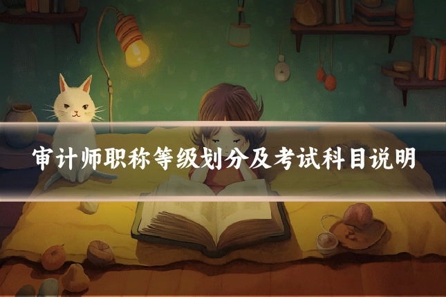 审计师职称等级划分及考试科目说明