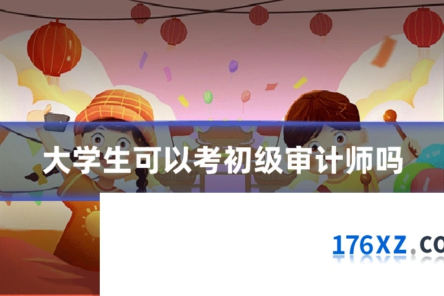 大学生可以考初级审计师吗
