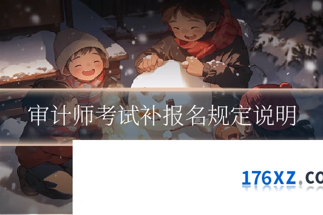 审计师考试补报名规定说明