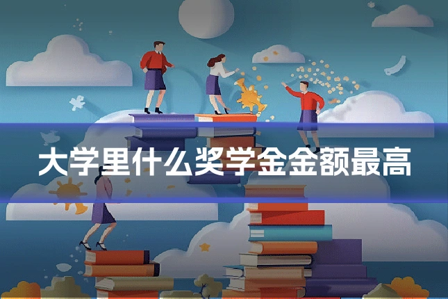 大学里什么奖学金金额最高