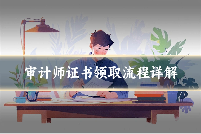 审计师证书领取流程详解