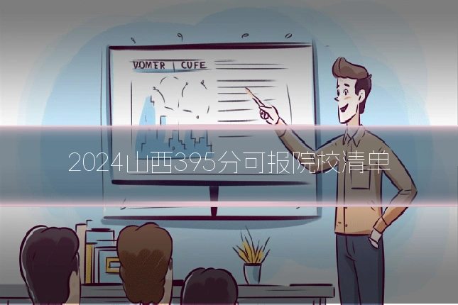 2024山西395分可报院校清单