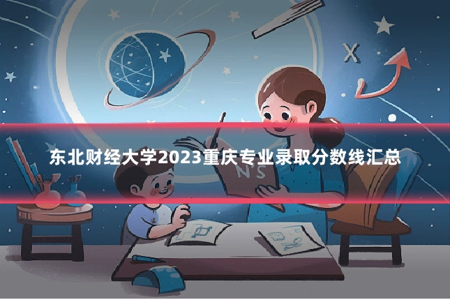 东北财经大学2023重庆专业录取分数线汇总