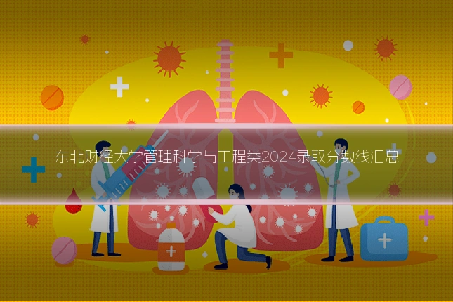 东北财经大学管理科学与工程类2024录取分数线汇总