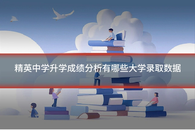 精英中学升学成绩分析有哪些大学录取数据